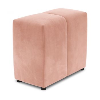 Spătar pentru canapea modulară roz cu tapițerie din catifea Rome Velvet - Cosmopolitan Design