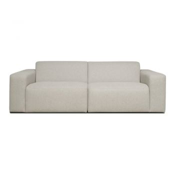 Canapea bej/crem 228 cm Roxy – Scandic