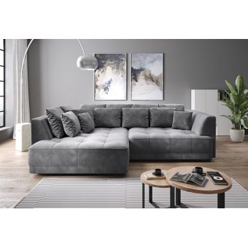 Coltar Fix, Sezlong pe Stanga, Mecanism Electric Relax, Perne Incluse, Tigalo, l286xA207xH72-77 cm