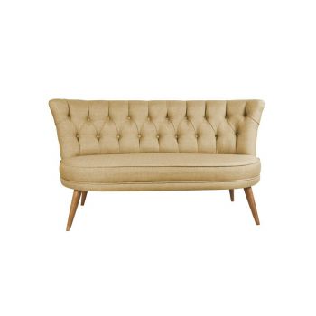 Canapea Richland Loveseat, Fixa, 140x71x80 cm - Stofa Maronie