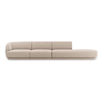 Canapea bej 302 cm Miley – Micadoni Home