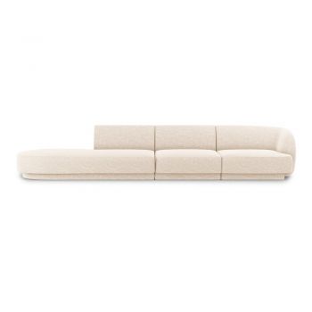 Canapea crem 302 cm Miley – Micadoni Home