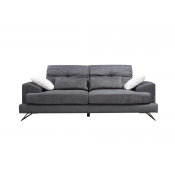 Canapea Fixa cu 2 Locuri Frido 2 Seater, Antracit, 185 x 79 x 92 cm