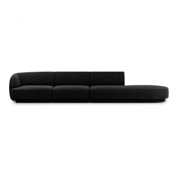 Canapea gri antracit 302 cm Miley – Micadoni Home