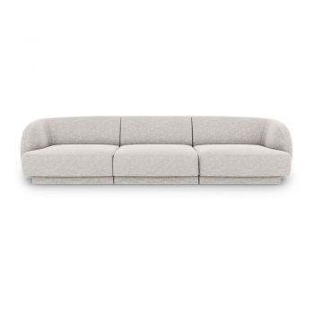 Canapea gri deschis 259 cm Miley – Micadoni Home