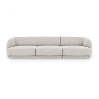 Canapea gri deschis 259 cm Miley – Micadoni Home