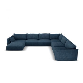 Colțar albastru închis (pe partea dreaptă) Vanda – Mazzini Sofas