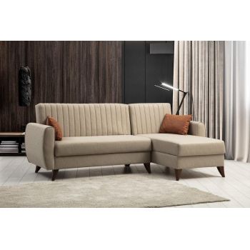 Coltar extensibil interschimbabil Alkon cu Lada de Depozitare, 223 x 86 x 130 cm