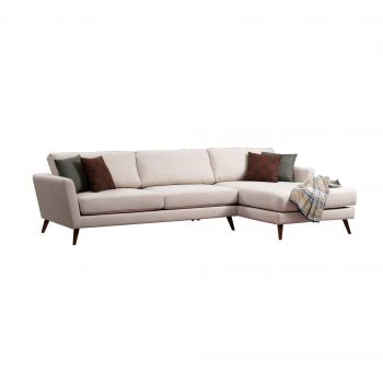 Coltar Mallorca Corner Dreapta, Bej, 303 x 93 x 85 cm