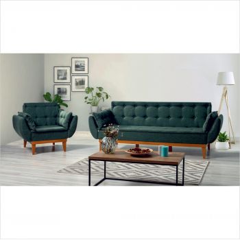 Set de Canapea Bozok , Verde, 82x80x217 cm
