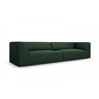 Canapea fixa tapitata cu Stofa Verde in dimensiuni multiple Ruby