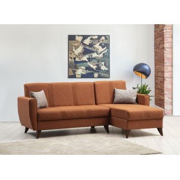 Coltar extensibil cu Lada de Depozitare Zaden, 218 x 86 x 130 cm ieftin