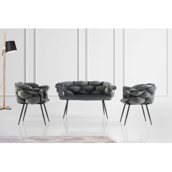 Set de canapea Balon Sofa Set, 135 x 79 x 65 cm