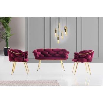 Set de canapea Balon Sofa Set, 135 x 79 x 65 cm