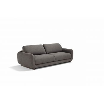 Canapea Extensibila, 3 Locuri, tapitata cu stofa, Spatar Reglabil, Bob 160 Maro Inchis, l233xA110xH82-100 cm