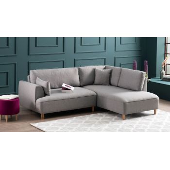 Coltar, Balcab Home, 825BLC1372, Lemn de fag, Gri deschis