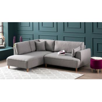 Coltar, Balcab Home, 825BLC1373, Lemn de fag, Gri deschis