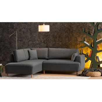 Coltar, Balcab Home, 825BLC1375, Lemn de fag, Gri inchis