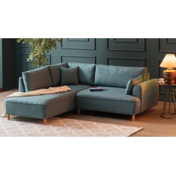 Coltar, Balcab Home, 825BLC1377, Lemn de fag, Turcoaz