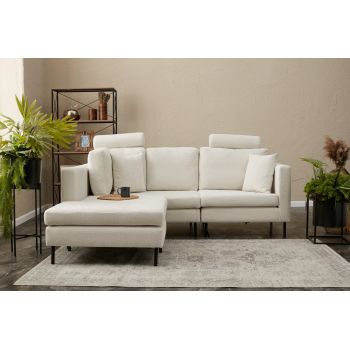 Coltar, Balcab Home, 825BLC2821, Lemn de plop, Crem/Negru