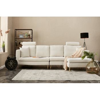 Coltar, Balcab Home, 825BLC2822, Lemn de plop, Crem / Aur