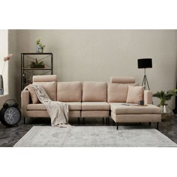 Coltar, Balcab Home, 825BLC2823, Lemn de plop, Bej/Negru