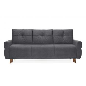 Canapea Extensibilă 3 locuri LARIN, cu ladă de depozitare, 220x90x100 cm