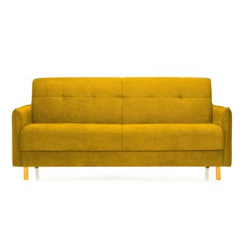 Canapea Extensibilă 3 locuri STONE, cu ladă de depozitare, 210x70x98 cm