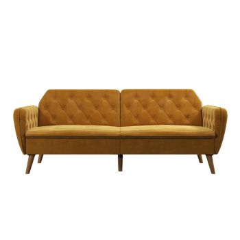 Canapea extensibilă galbenă 211 cm Tallulah - Novogratz
