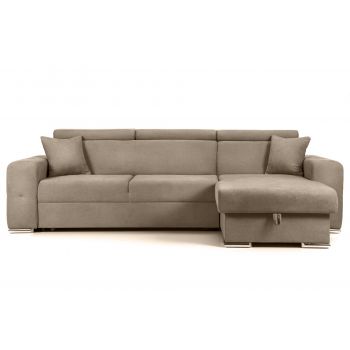 Colțar Extensibil BELLAGIO, șezlong interschimbabil, cu ladă de depozitare, cu tetiere reglabile, 280x170x100 cm Colțar Extensibil BELLAGIO, șezlong interschimbabil, cu ladă de depozitare, cu tetiere reglabile, 280x170x100 cm