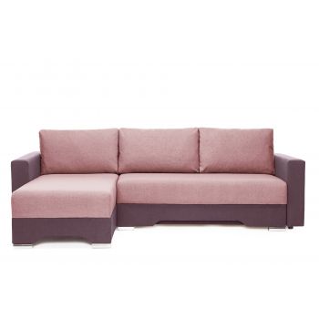 Colțar Extensibil CESAR, cu ladă de depozitare, șezlong interschimbabil, 247x160x85 cm - Outlet