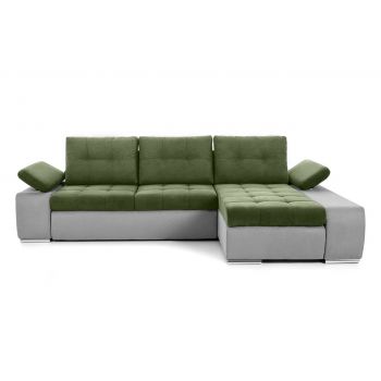 Colțar Extensibil VENETIA, cu ladă de depozitare, variante stânga/dreapta 290x170x80 cm