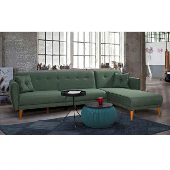 Coltar, Unique Design, 867UNQ1413, Lemn de carpen, Verde