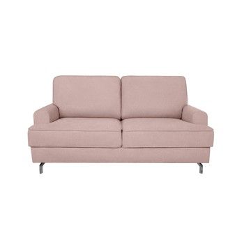 Canapea cu 2 locuri Kooko Home Rumba, roz fixa