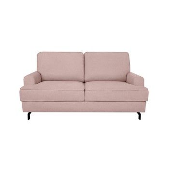 Canapea cu 2 locuri Kooko Home Salsa, roz fixa