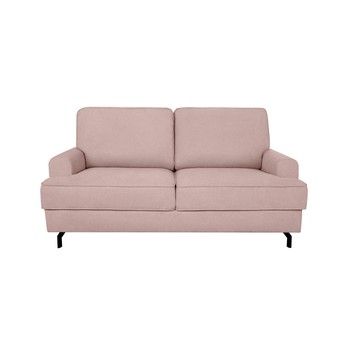 Canapea cu 2 locuri Kooko Home Salsa, roz fixa
