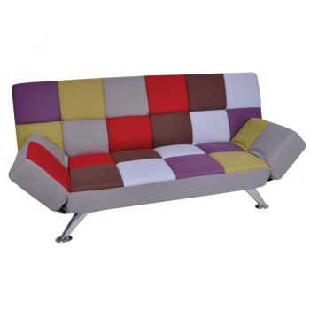 Canapea Extensibilă Colorată Mito Patchwork Vintage Couches Ro