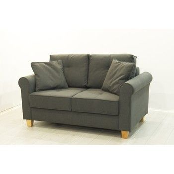 Canapea pentru 2 persoane Sinkro Porto, gri fixa