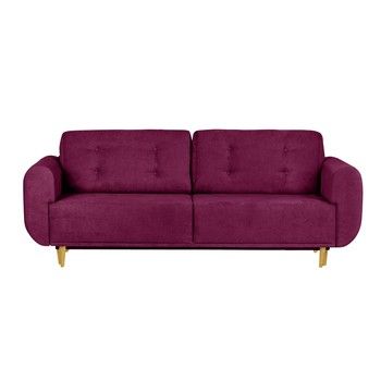 Canapea pentru 2 persoane Helga Interiors Copenhague, roz fixa