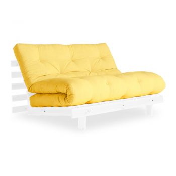 Canapea variabilă Karup Design Roots White/Yellow