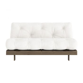 Canapea albă extensibilă 160 cm Roots – Karup Design