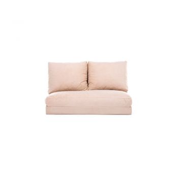 Canapea crem extensibilă 120 cm Taida – Artie