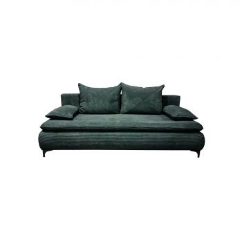 Canapea Extensibila 3 locuri, PASO, 200x97x88 H cm, Verde ieftina