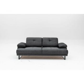 Canapea gri închis 199 cm Mustang – Balcab Home