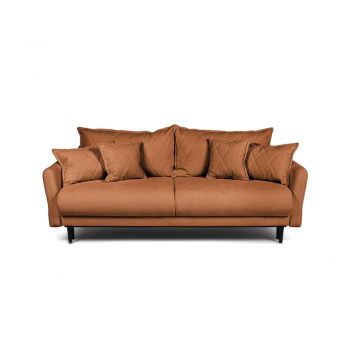 Canapea maro extensibilă 215 cm Bjork – Bonami Selection