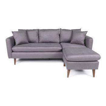 Canapea gri deschis 215 cm Sofia – Balcab Home