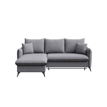 Colțar gri închis extensibil (colț pe partea stângă ) Lilio – MESONICA