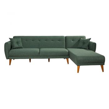 Colțar verde închis extensibil Aria – Artie
