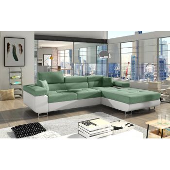 Coltar Extensibil Armandinio Duo cu Lada de Depozitare, Sezlong pe Dreapta, Tetiere Reglabile, Perne Incluse, l280xA205xH70-90 cm Coltar Extensibil Armandinio Duo cu Lada de Depozitare, Sezlong pe Dreapta, Tetiere Reglabile, Perne Incluse, l280xA205xH70-90 cm