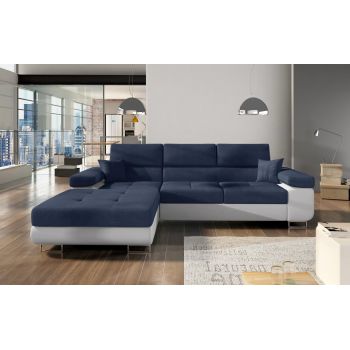 Coltar Extensibil Armandinio Duo cu Lada de Depozitare, Sezlong pe Stanga, Tetiere Reglabile, Perne Incluse, l280xA205xH70-90 cm Coltar Extensibil Armandinio Duo cu Lada de Depozitare, Sezlong pe Stanga, Tetiere Reglabile, Perne Incluse, l280xA205xH70-90 cm